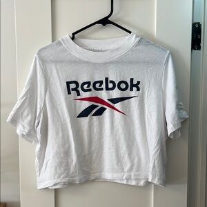 Reebok Size XL White T-Shirt